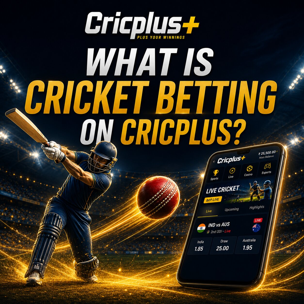 What Is Cricket Betting on Cricplus?
