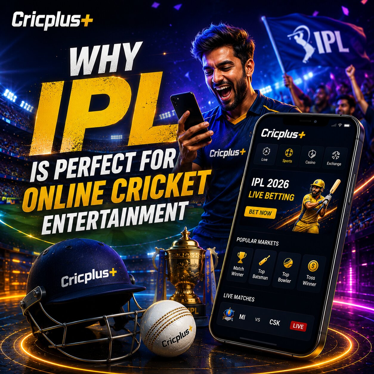 Why IPL Is Perfect for Online Cricket Entertainment