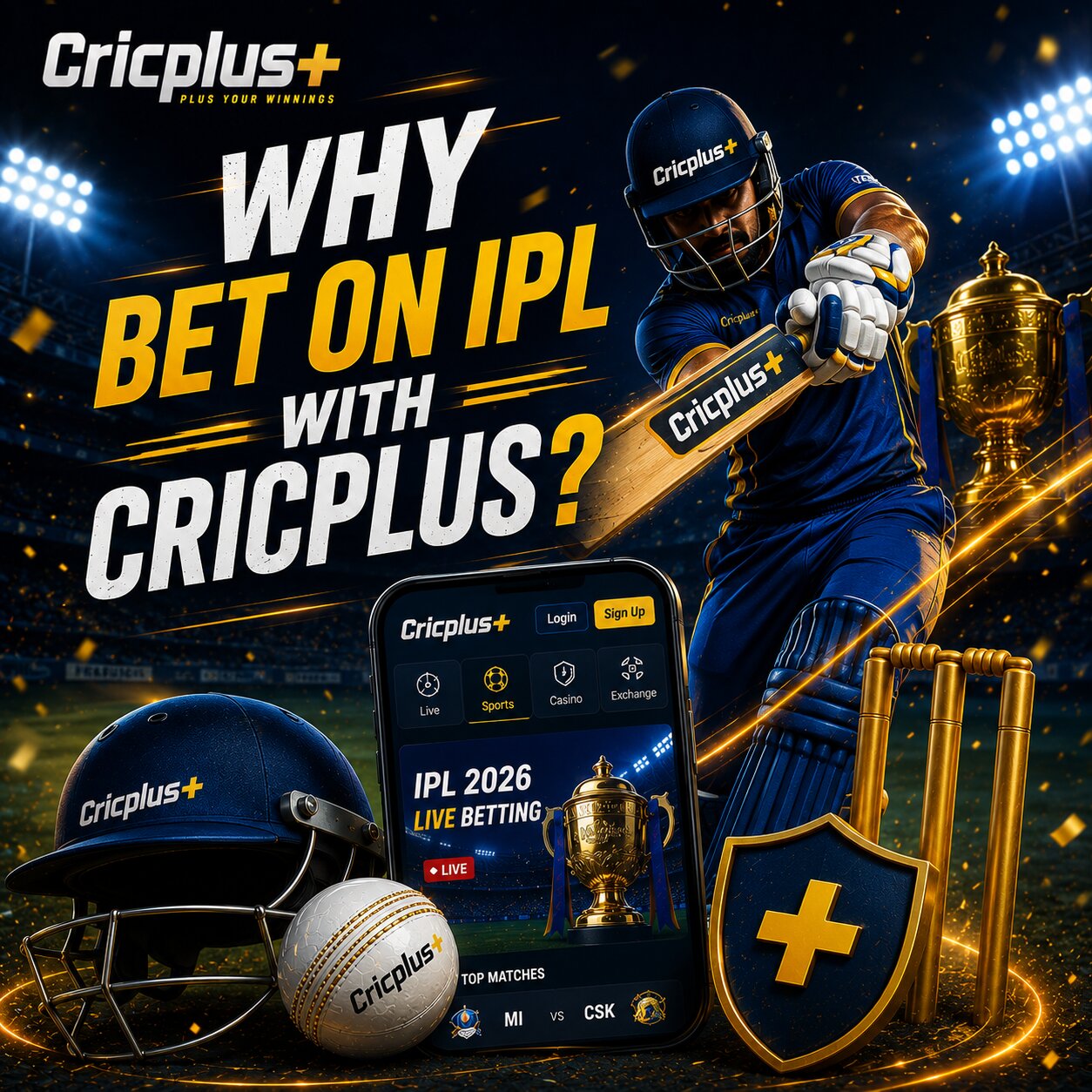 Why Bet on IPL with Cricplus?