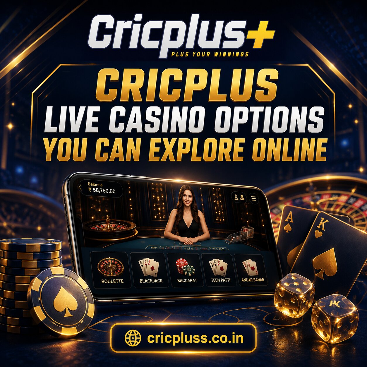 Cricplus Live Casino Options You Can Explore Online