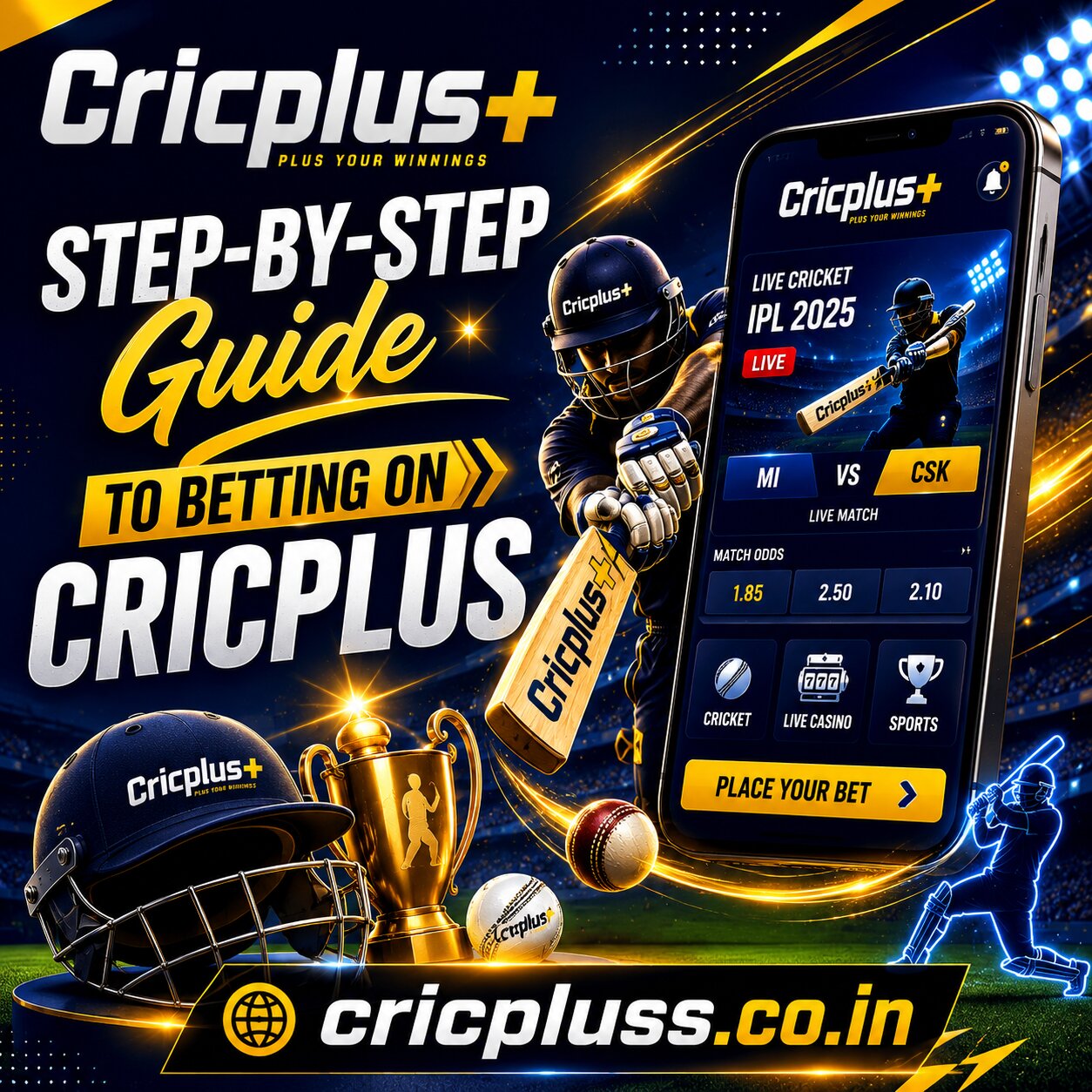 Step-by-Step Guide to Betting on Cricplus