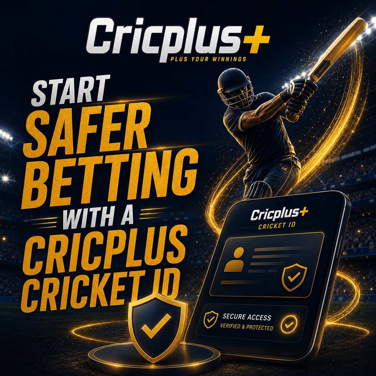 Start Safer Betting with a Cricplus Cricket ID