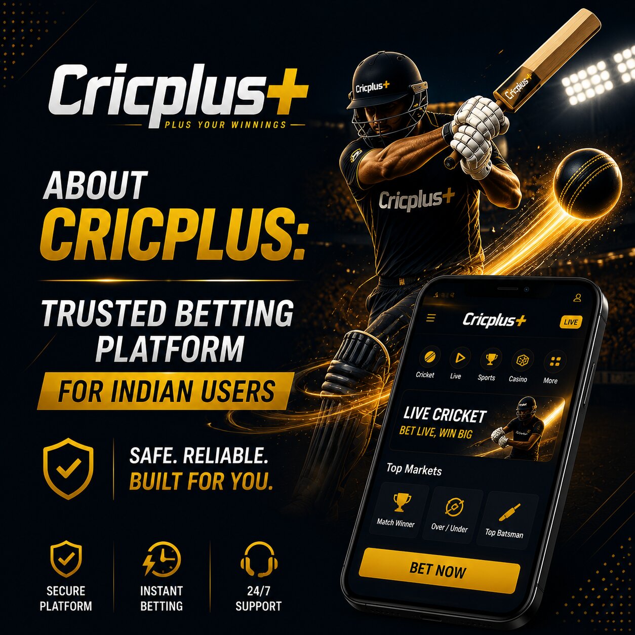 About Cricplus: Trusted Betting Platform for Indian Users
