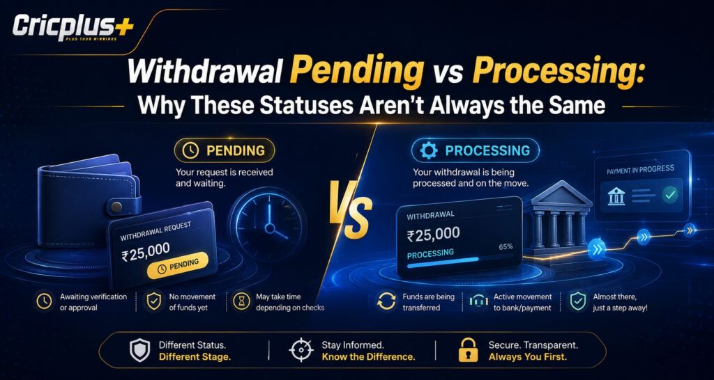 Withdrawal Pending vs Processing: Why These Statuses Aren't Always the Same
