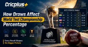 How Draws Affect World Test Championship Percentage | Cricplus