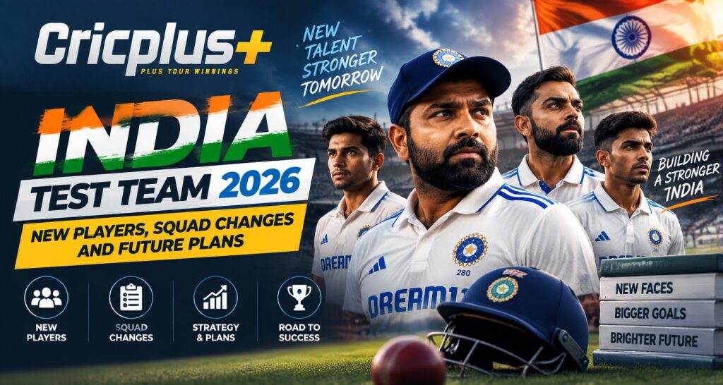 India Test Team 2026: New Players, Squad Changes and Future Plans
