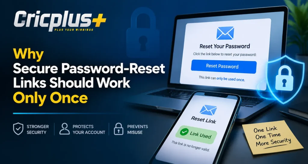 Why Secure Password-Reset Links Should Work Only Once | Cricplus